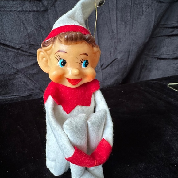 Vintage, whimsical Christmas Elf, 12” long - Picture 3 of 8